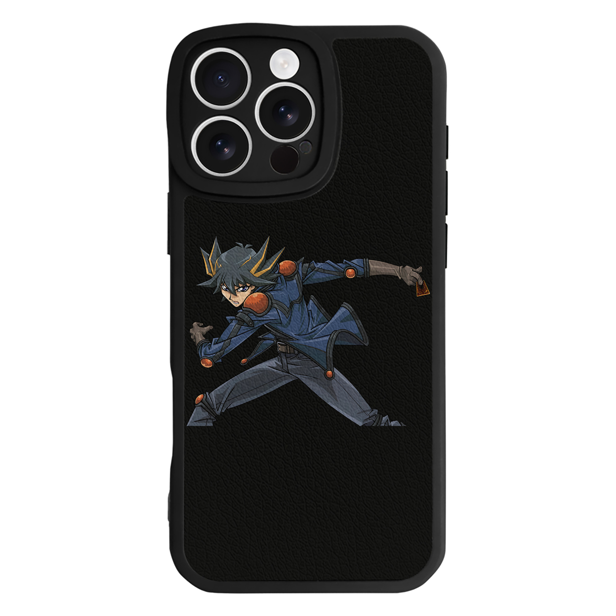 （画像用） 遊☆戯☆王 Yu-Gi-Oh! 【iPhone 16シリーズ対応】シリコンスマホケース（レザー調） 材質：シリコン